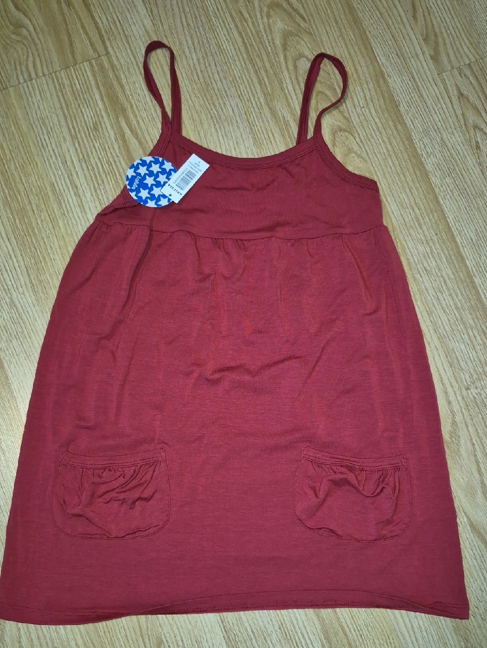 Nwt Aritzia Talula Red Sleeveless Pocket Dress Size S